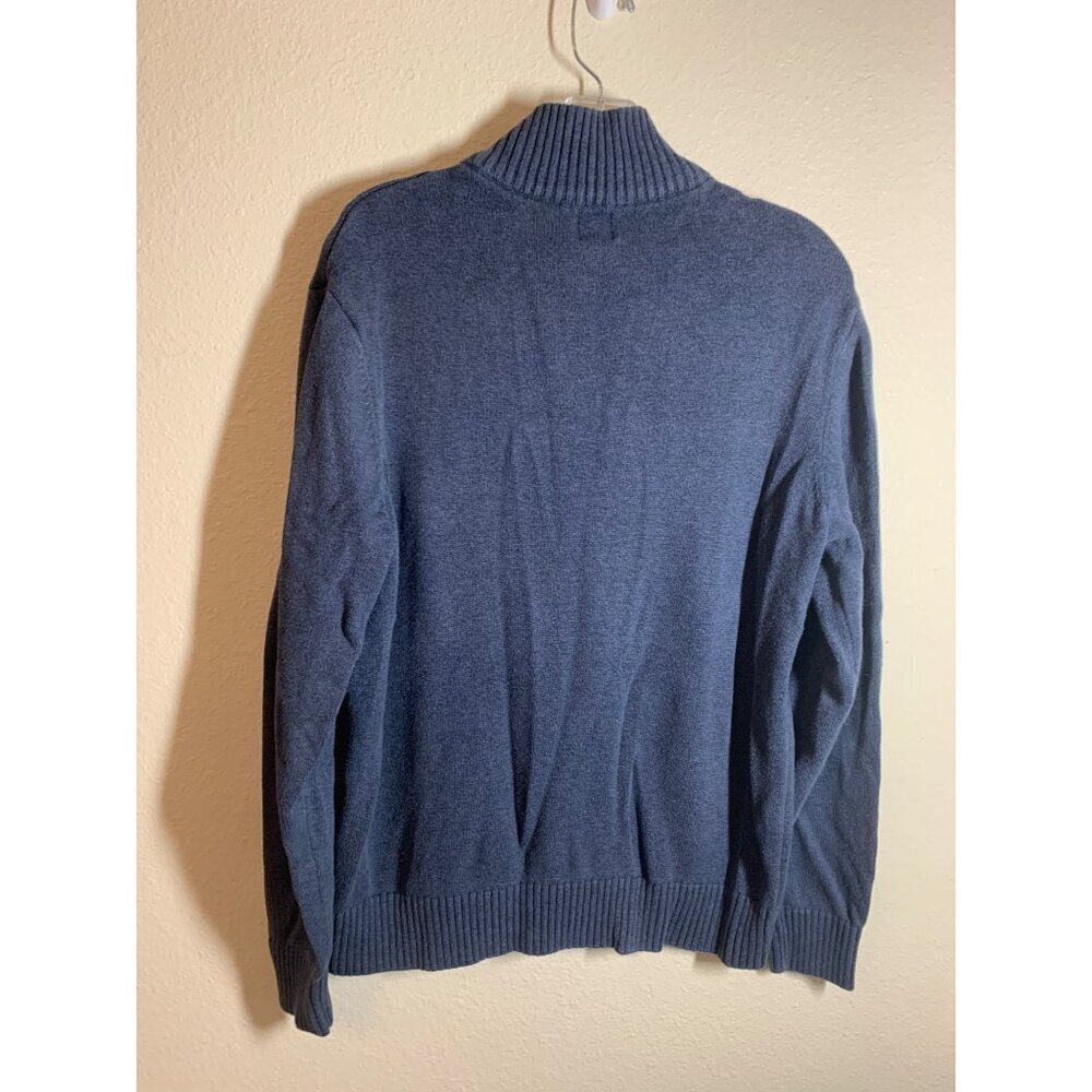Dockers Men's Long Sleeve Knit Sweater Size Medium Blue AD7 - Picture 3 of 5